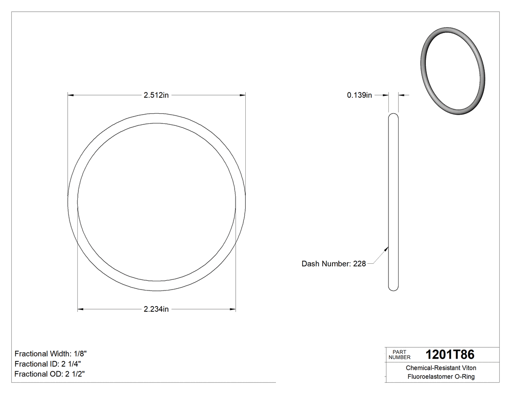 Technical drawing - 1201T86